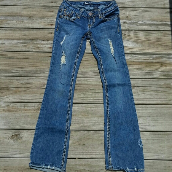 Z2 Jeans Denim - Z2 Factory Distressed Jeans Size 1